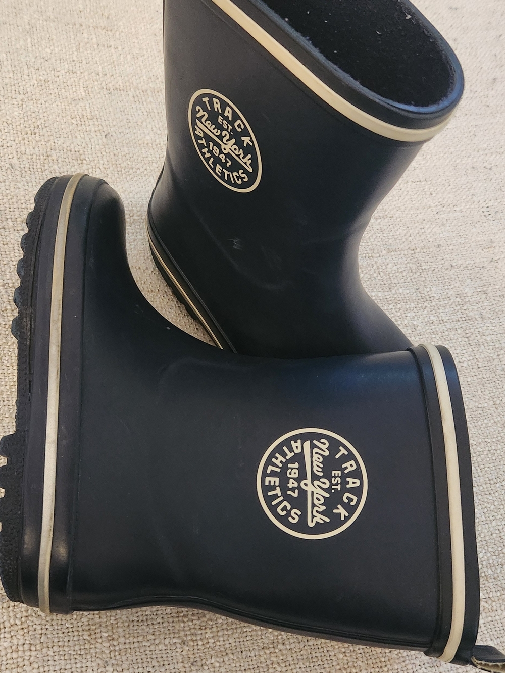 H&M Track New York Athletics Rain Boots — US 9/ EU 27